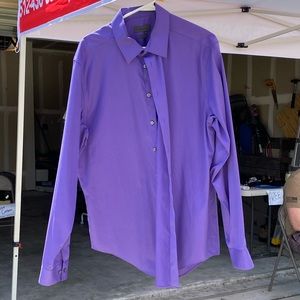 Ck Calvin Klein slim fit purple dress shirt